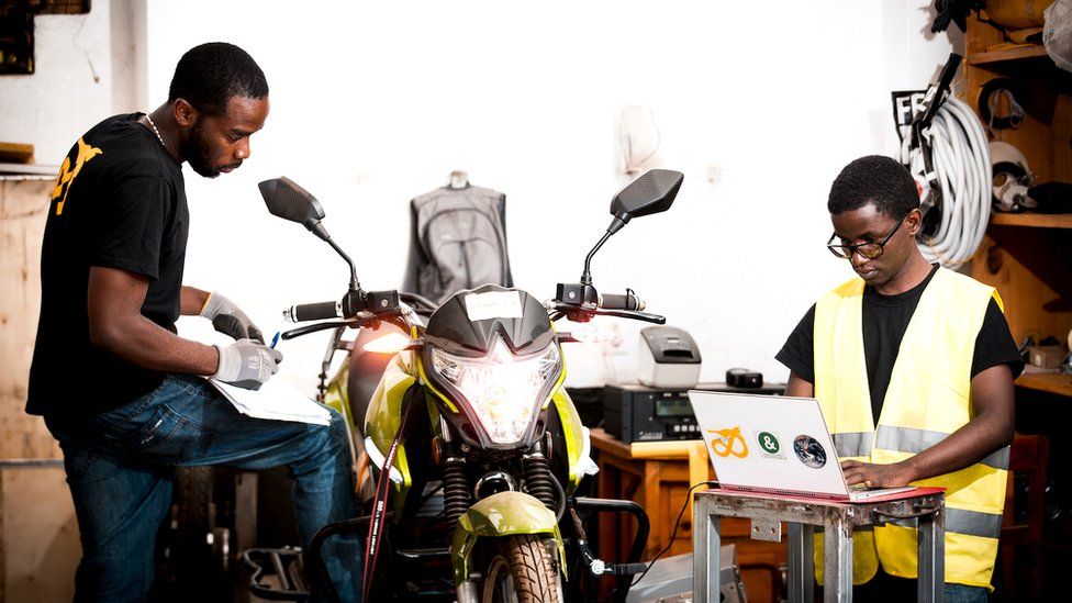  Rwanda goes electric with locally made motorbikes